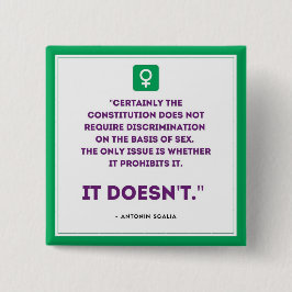 Bóton Quadrado 5.08cm Botão ERA