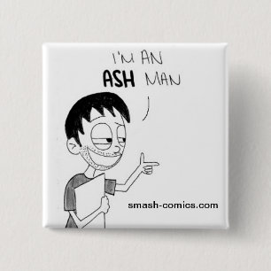 Bóton Quadrado 5.08cm Botão estranho do cliente