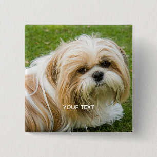 Bóton Quadrado 5.08cm Botão Foto Personalizado