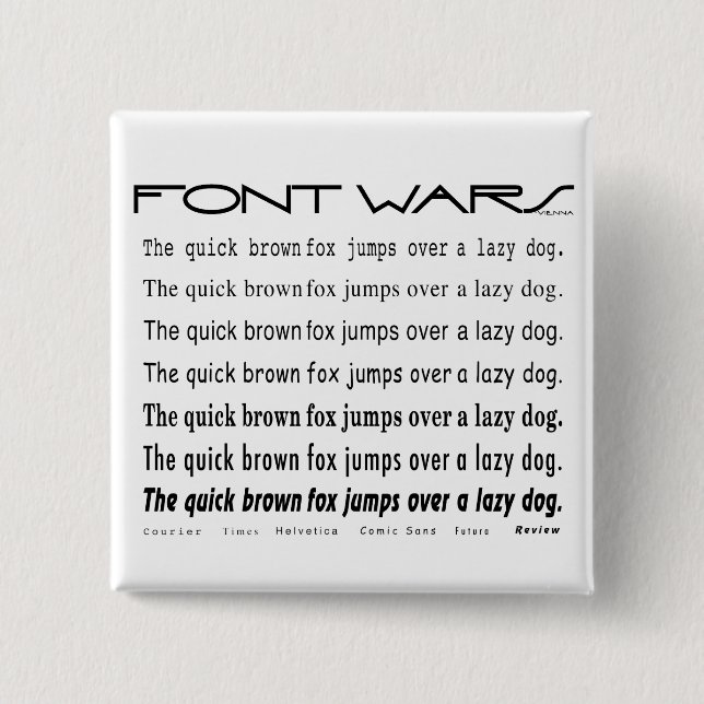 Bóton Quadrado 5.08cm Botão Fox Marrom rápido (Frente)