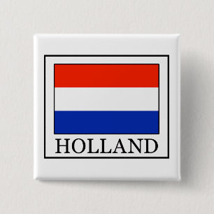 Bóton Quadrado 5.08cm botão Holland