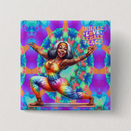 Bóton Quadrado 5.08cm Botão Inalar Hipoteca Color-Me