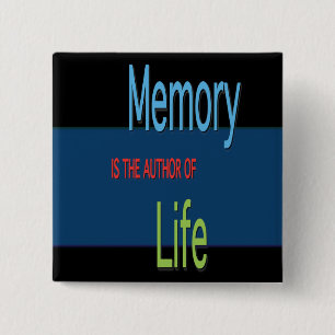 Bóton Quadrado 5.08cm Botão inspirador 11