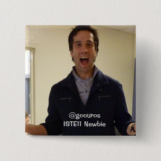 Bóton Quadrado 5.08cm Botão ISTE11