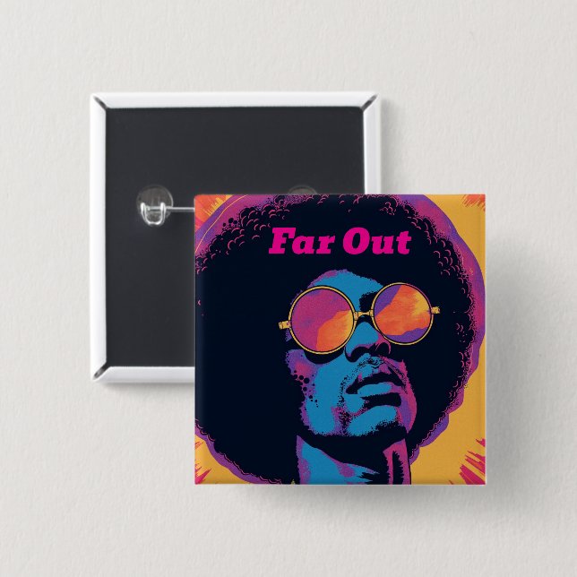 Bóton Quadrado 5.08cm Botão legal/Retroativo (Frente & Verso)