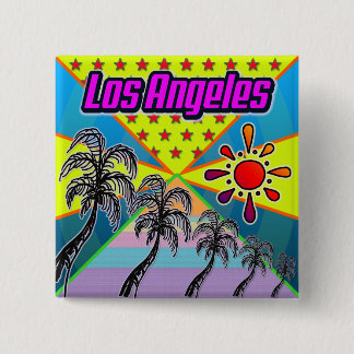 Bóton Quadrado 5.08cm Botão Liberdade de Los Angeles