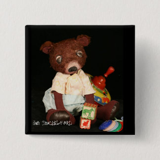 Bóton Quadrado 5.08cm Botão Murray do urso de janeiro Shackelford