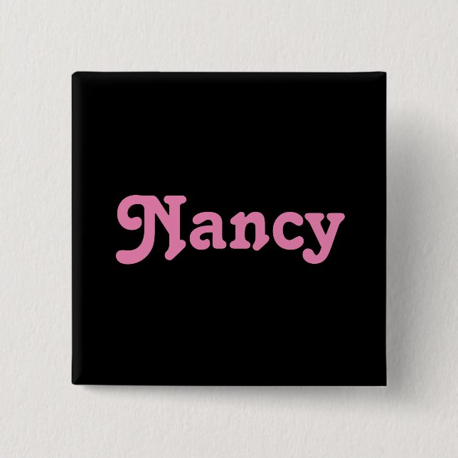 Bóton Quadrado 5.08cm Botão Nancy (Frente)