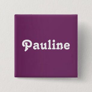 Bóton Quadrado 5.08cm Botão Pauline