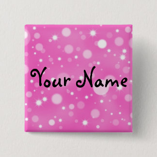 Bóton Quadrado 5.08cm Botão personalizado