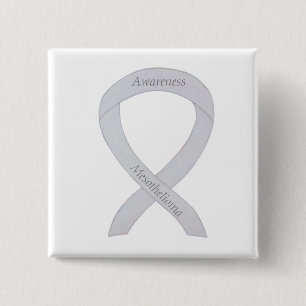 Bóton Quadrado 5.08cm Botão Personalizado da Fita de Sensibilização do M