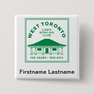 Bóton Quadrado 5.08cm Botão personalizado WTLBC