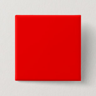 Bóton Quadrado 5.08cm Botão Pin-back Quadrado Vermelho