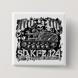 Bóton Quadrado 5.08cm Botão Pinback do Wespe