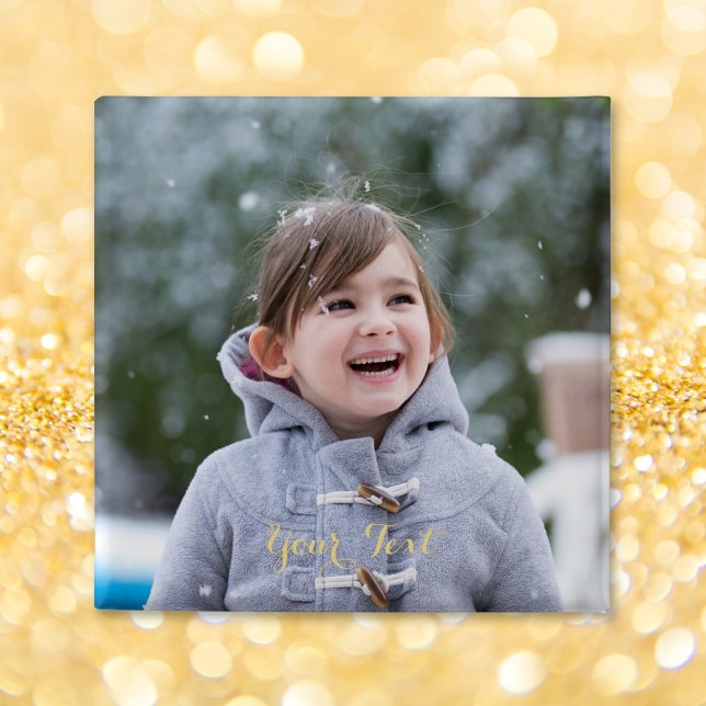 Bóton Quadrado 5.08cm Botão Pino de Foto Personalizado Quadrado criado (Create Custom Personalized Square Photo Pin Button)