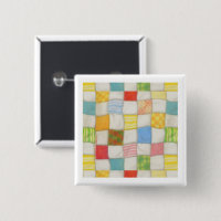 Botão Pino QuILT QuILT CRAZY - Branco