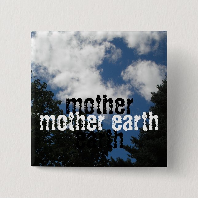 Bóton Quadrado 5.08cm Botão Quadrado (Frente)