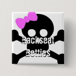 Bóton Quadrado 5.08cm Botão quadrado