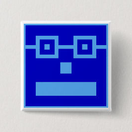 Bóton Quadrado 5.08cm Botão Quadrado