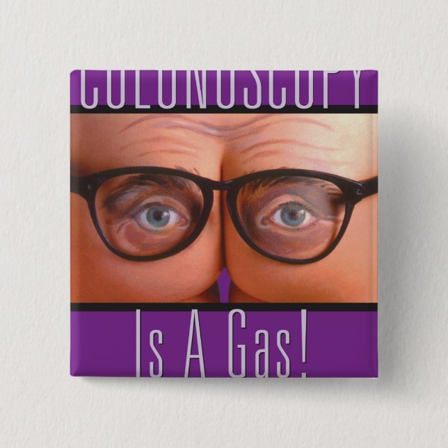 Bóton Quadrado 5.08cm Botão quadrado (Frente)