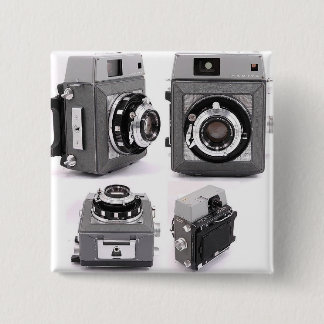 Bóton Quadrado 5.08cm Botão quadrado