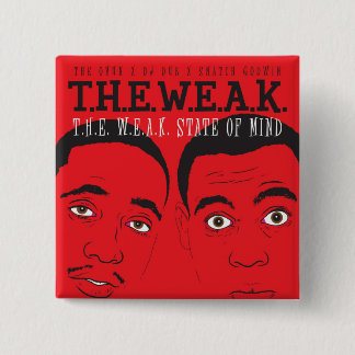 Bóton Quadrado 5.08cm Botão quadrado