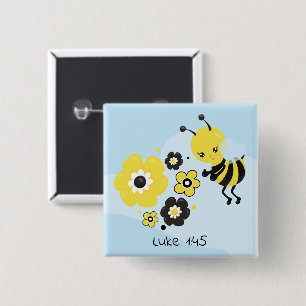 Bóton Quadrado 5.08cm Botão Quadrado