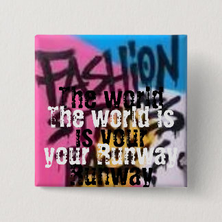 Bóton Quadrado 5.08cm Botão quadrado