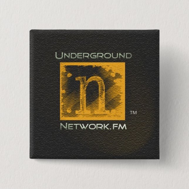 Bóton Quadrado 5.08cm Botão quadrado (Frente)