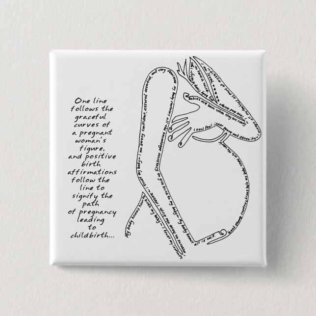 Bóton Quadrado 5.08cm Botão quadrado (Frente)