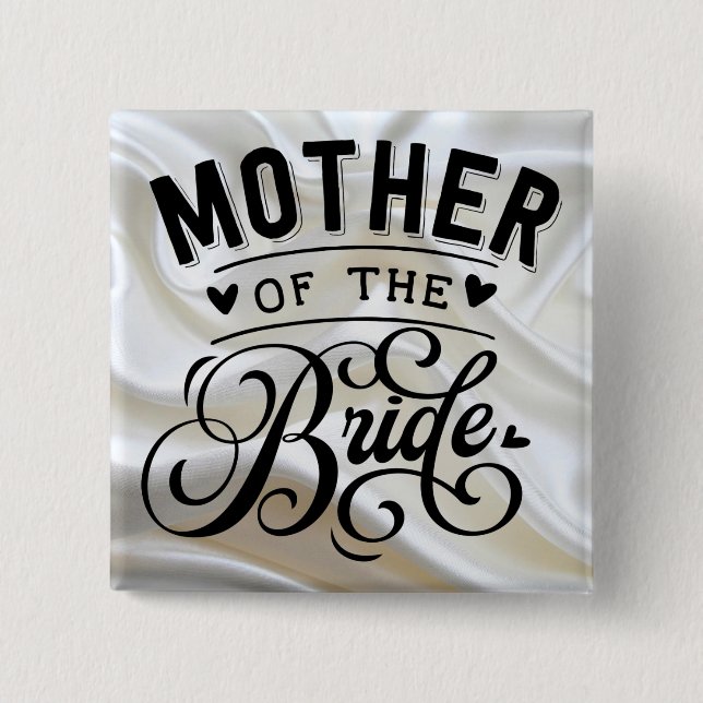 Bóton Quadrado 5.08cm -Botão Quadrado (Frente)