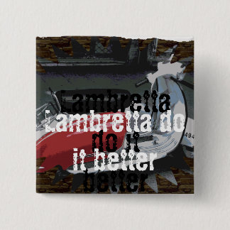 Bóton Quadrado 5.08cm Botão quadrado