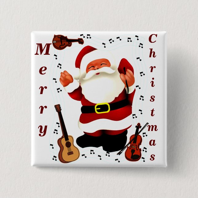 Bóton Quadrado 5.08cm Botão Quadrado (Frente)