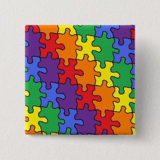 Bóton Quadrado 5.08cm Botão Quadrado