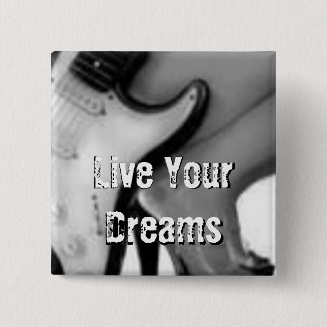 Bóton Quadrado 5.08cm Botão quadrado (Frente)