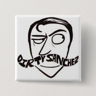 Bóton Quadrado 5.08cm Botão quadrado