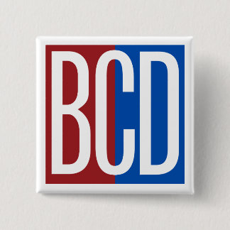 Bóton Quadrado 5.08cm Botão Quadrado BCD