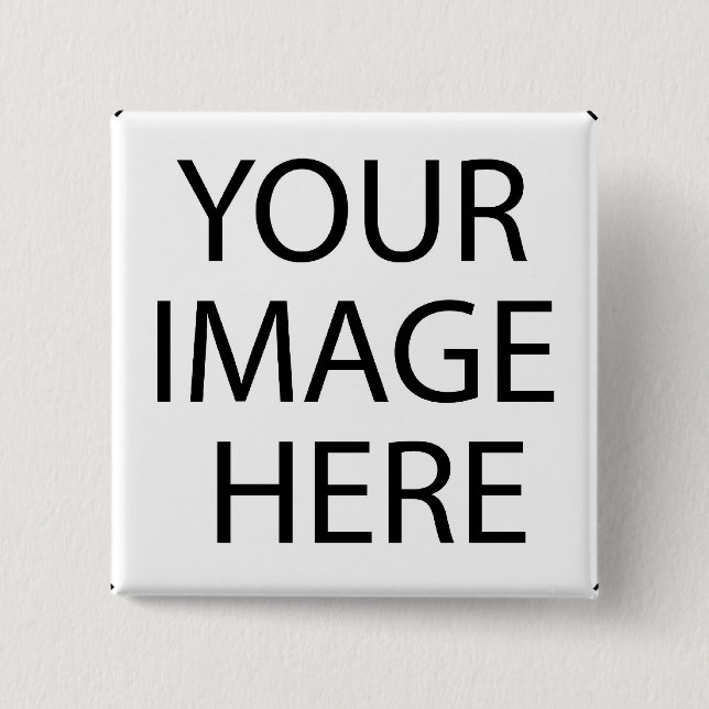 Bóton Quadrado 5.08cm botão quadrado customizável (Frente)