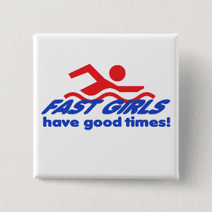 Bóton Quadrado 5.08cm Botão quadrado das meninas rápidas