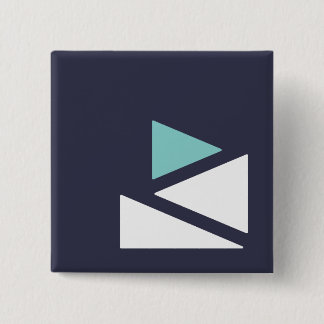 Bóton Quadrado 5.08cm Botão quadrado de Glassbreakers