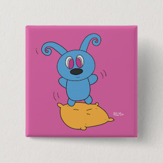 Bóton Quadrado 5.08cm Botão quadrado de Rolly do salto do travesseiro