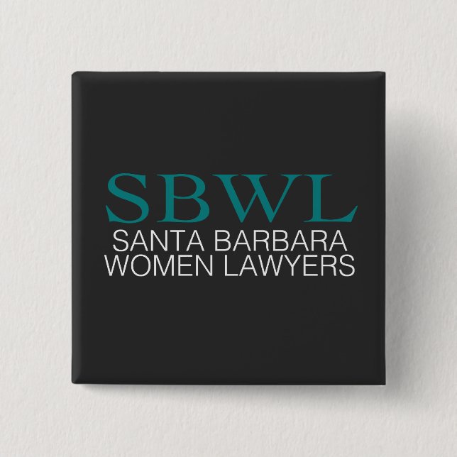 Bóton Quadrado 5.08cm Botão quadrado de SBWL (Frente)