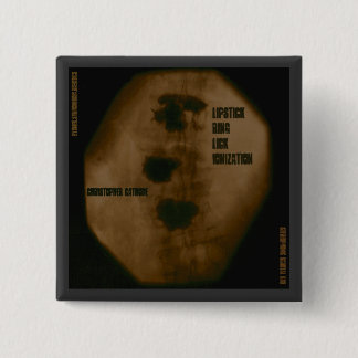 Bóton Quadrado 5.08cm Botão quadrado do batom