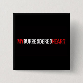 Bóton Quadrado 5.08cm botão quadrado do msh