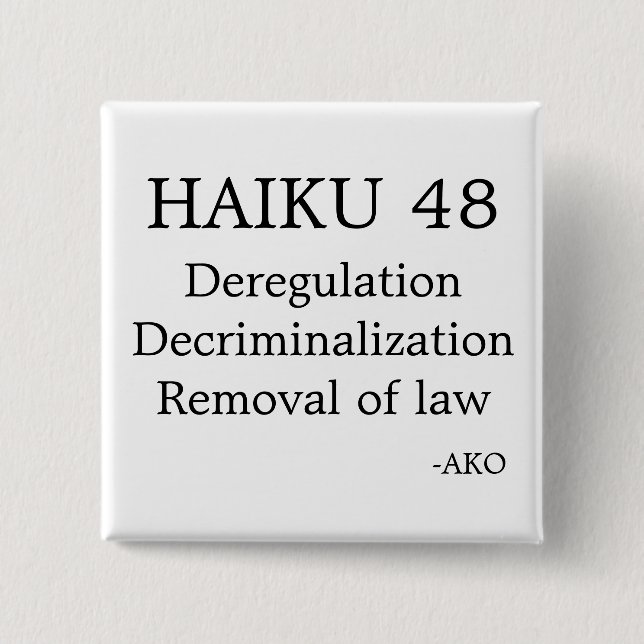 BÓTON QUADRADO 5.08CM BOTÃO QUADRADO HAIKU 48 (Frente)