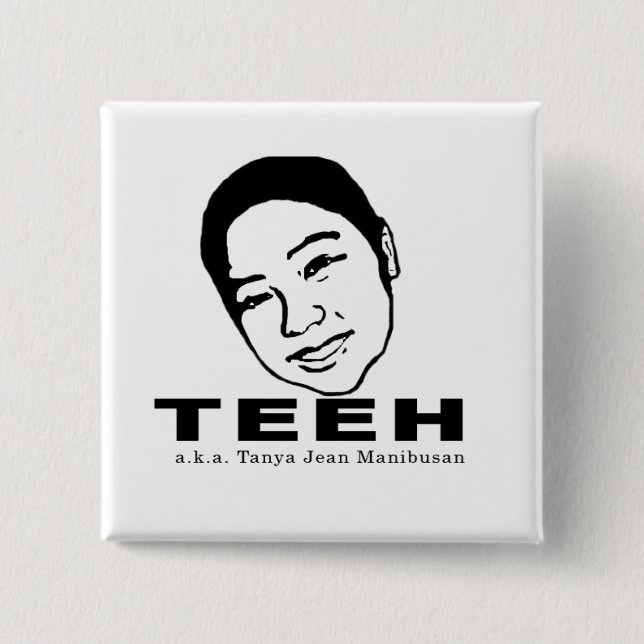 Bóton Quadrado 5.08cm Botão quadrado - personalizado (Frente)