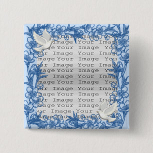 Bóton Quadrado 5.08cm Botão Quadrado Personalizado da Porta