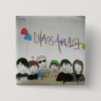 Bóton Quadrado 5.08cm Botão redondo - personalizado