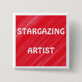 Bóton Quadrado 5.08cm Botão Retangular de Texto Personalizado