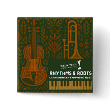 Botão Rhythms & Roots